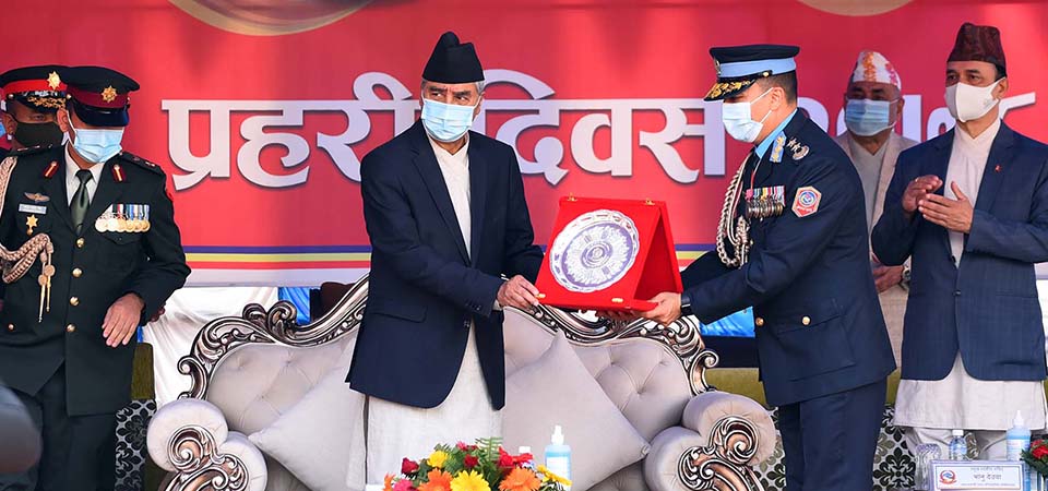 pm-deuba-praises-nepal-police-for-complying-with-their-work-responsibility-photo-feature