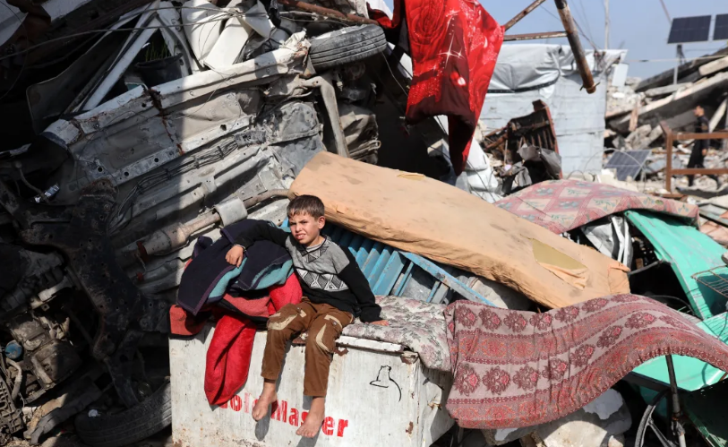 Gaza civil defence says Israeli strikes kill seven