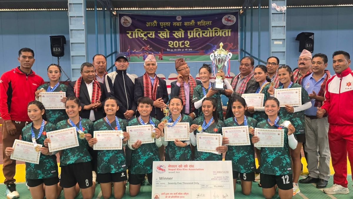 Nepali Army team Clinches Double Titles in National Kho Kho Championship