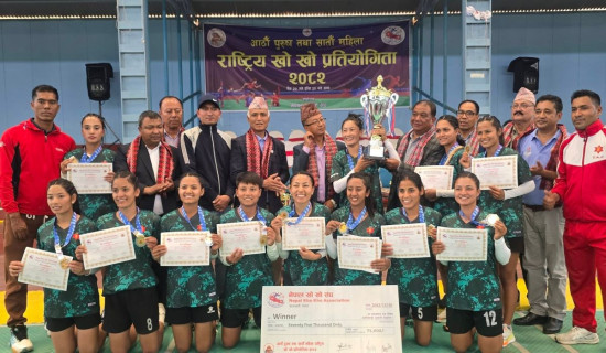 Nepali Army team Clinches Double Titles in National Kho Kho Championship