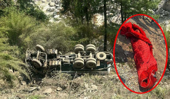 Driver dies in Manang truck mishap