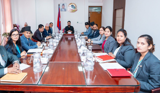 British Prince Edward holds courtesy meeting with President Paudel