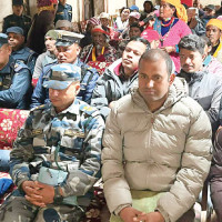 Minister Basnet inquires about health of former lawmaker Bhatta
