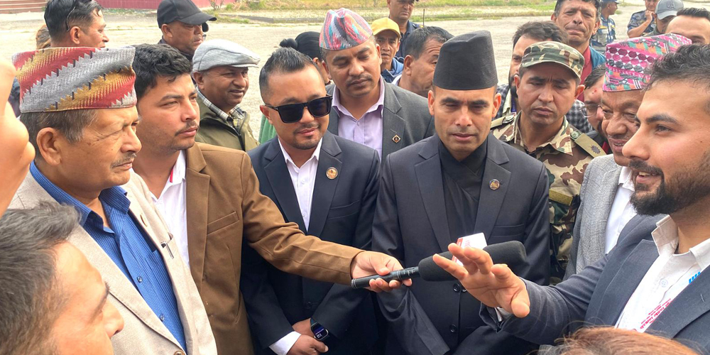 Minister Dr Timilsina visits Security Printing Center, takes updates on license printing