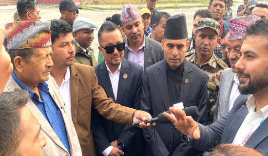 Minister Dr Timilsina visits Security Printing Center, takes updates on license printing