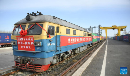 China-Europe freight train services support supply chains amid global strains