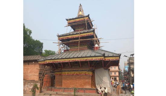 Restoration works at Jayabageshwori Temple expected to complete by May 1