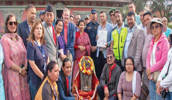Stolen 13th century Mahagauri idol restored to its original spot