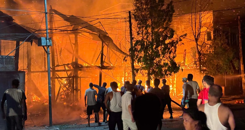 Two die in fire, one dead in road accident in Udaypur