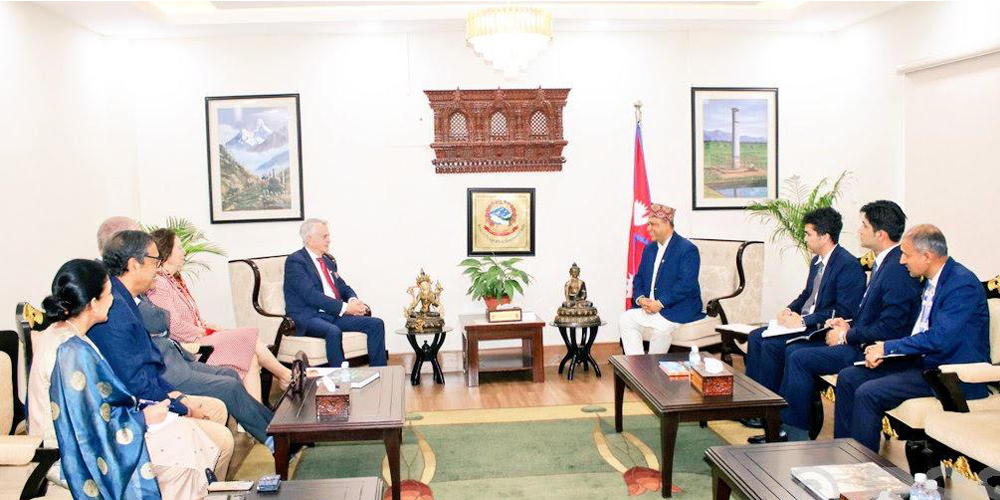 US Assistant Secretary Kapur pays courtesy call on Foreign Minister Khanal