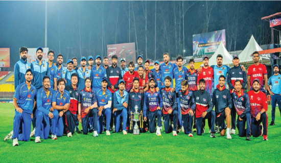 Bhurtel, Lamichhane shine as Nepal level Under Lights T20I Series