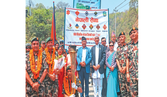 Sixth Day of Bada Dashain: Katyayani Devi being worshipped