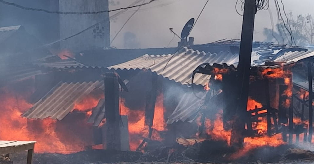 Twelve houses gutted in fire in Nawalparasi