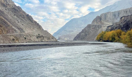 Religious Faith Flowing Through Kaligandaki