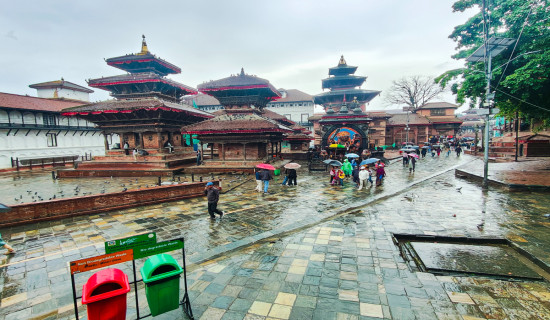 Heavy rain recorded in some districts today