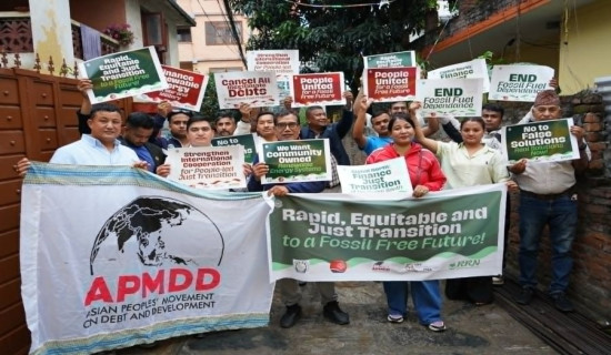 Global call for fossil-free future