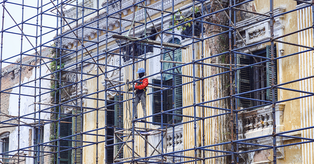 Retrofitting of Singha Durbar's gallery hall in full swing