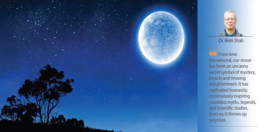 Moon, Meteors And Planets Align