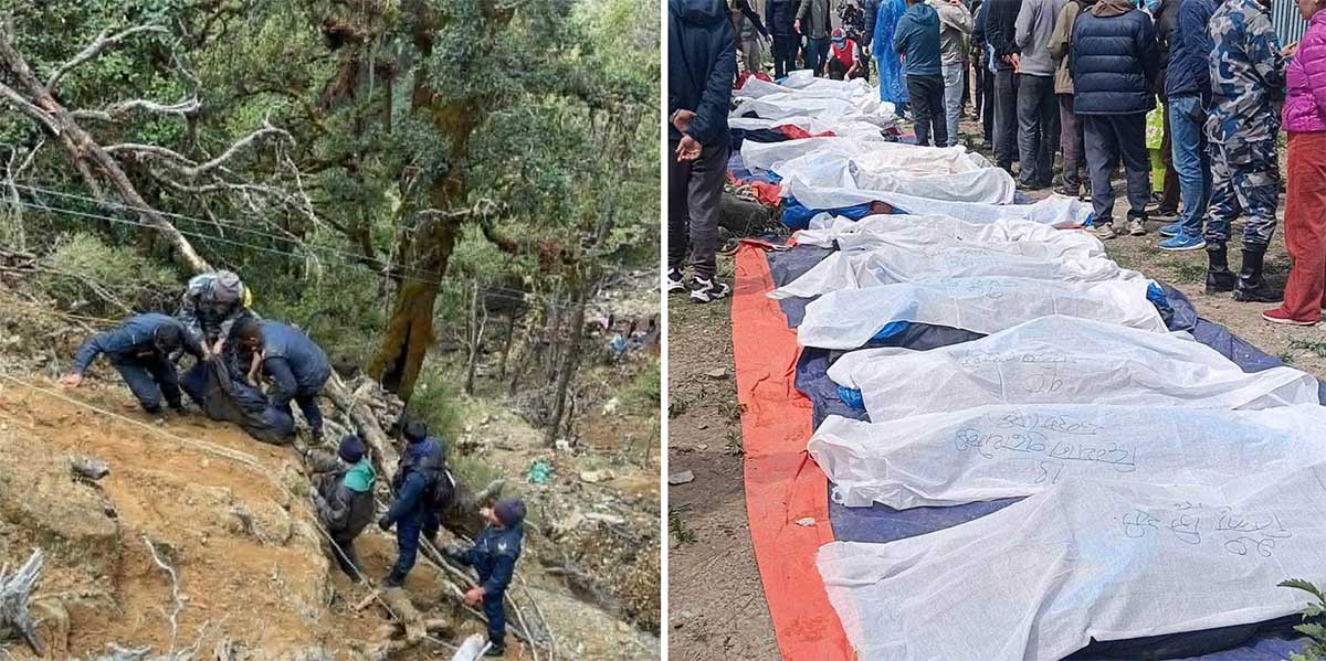 Identities of all 20 dead in Rolpa jeep accident ascertained