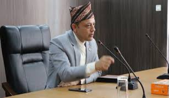 Speaker Aryal, presidents of parliamentary committees hold meeting