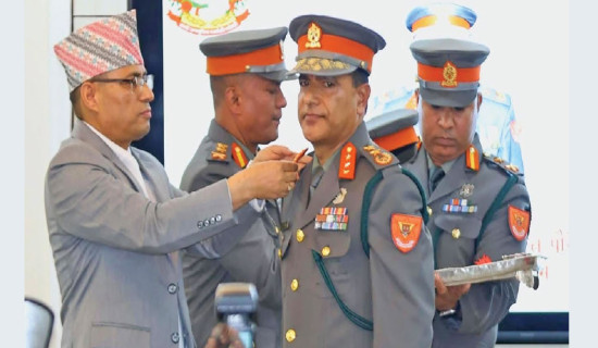 IGP Poudyal pledges policy driven leadership