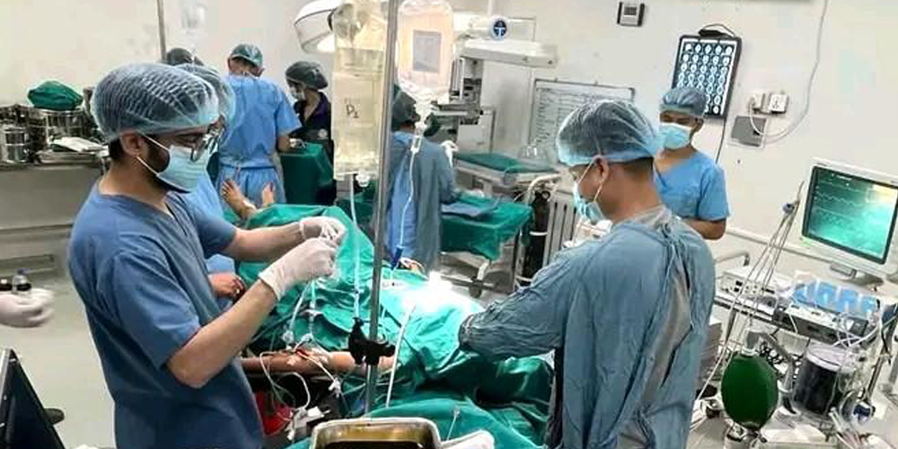 Doctor reached Jumla for yog camp attends medical urgency