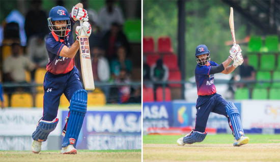 Nepal sets 257 runs target to Oman