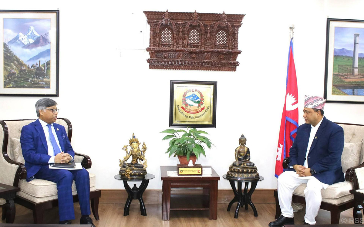 SAARC Secretary General pays courtesy call on Minister Khanal