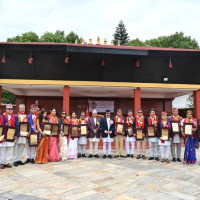 Reconstruction work underway at Palpa Palace