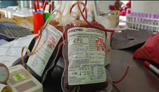 Demand for blood increasing in Jhapa