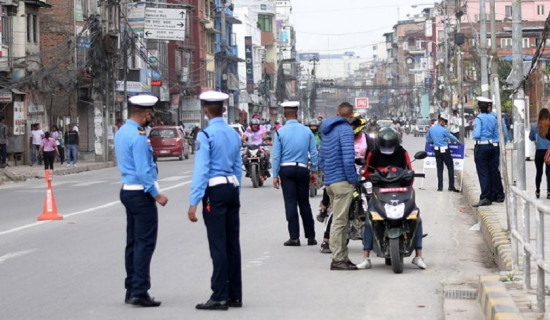 Kathmandu Valley records 1,854 incidences of traffic violations