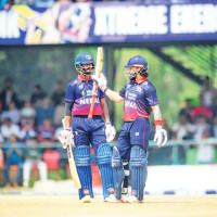 Nepal thrash USA with Bhurtel century