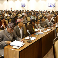 Locals of Dang in queue for social allowance