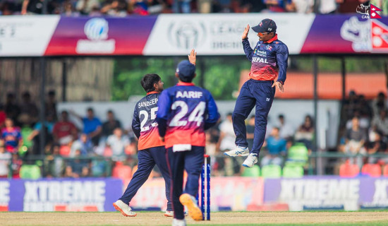 Nepal defeats USA by 122 runs