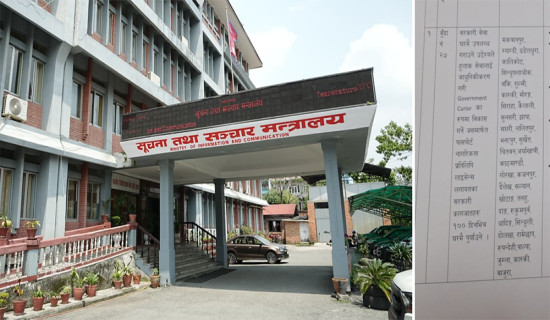 Courier Service extended to 60 Districts thru Post Office