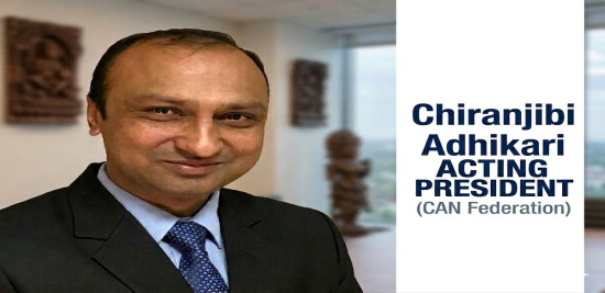 Adhikari steps up as acting president of CAN Federation