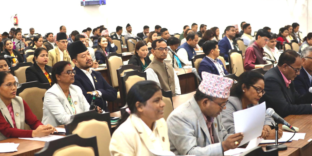 HoR meeting commences: Shram Sanskriti Party's protest continues