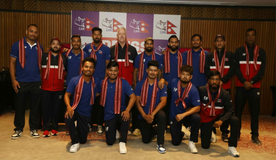 Nepali cricket team playing All India Gold Cup seen off