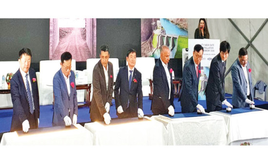 UT-1 hydel hits milestone with weir gate operation