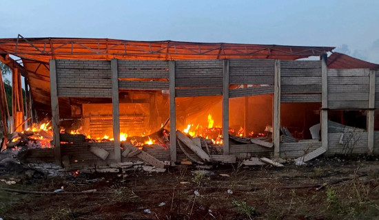 Property worth Rs 50 million perishes in fire