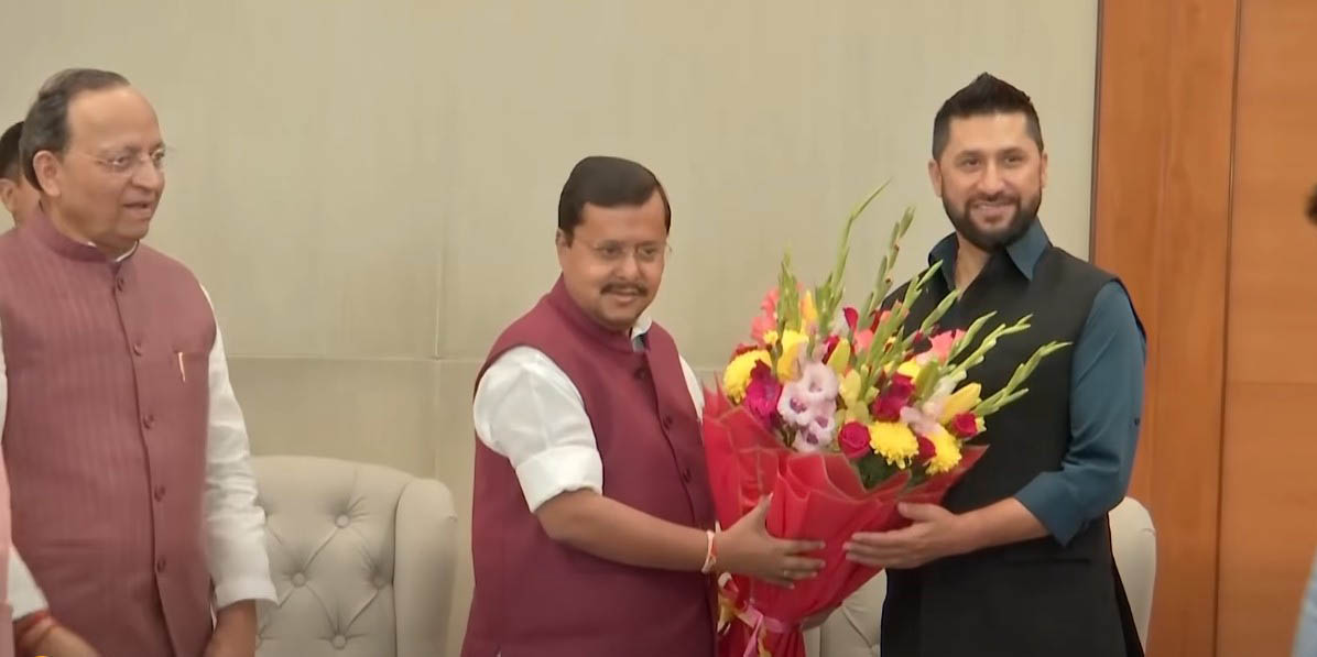 RSP president Lamichhane holds talks with BJP president Nabin