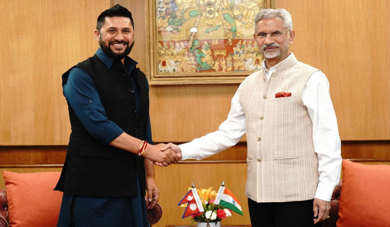 RSP President Lamichhane, Indian External Affairs Minister Jaishankar hold meeting in New Delhi