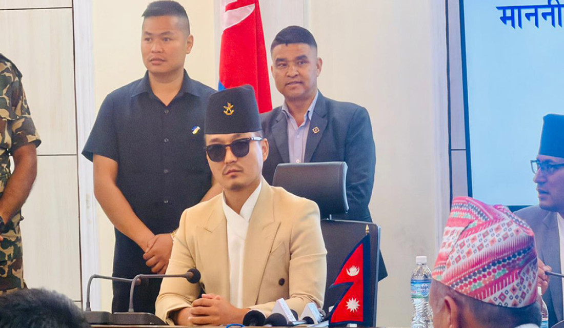 Re-appointed Home Minister Gurung takes charge
