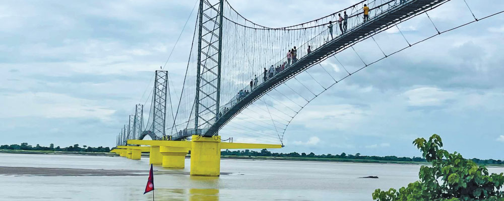 Bridge connects Susta residents  with Nepali identity