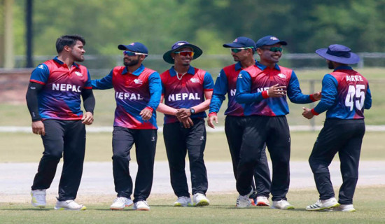 Bista scores hat trick as Nepal down Bangladesh