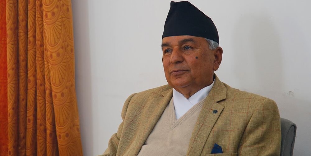 NC leader Poudel receiving Japanese decoration