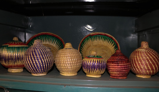 Handicraft made by Tharu women (Photo Feature)