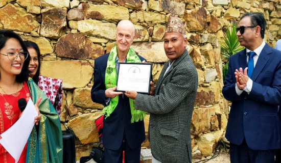 Director of Great Stupa of Universal Compassion honoured