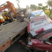 At least 41 dead as passenger coach falls into ravine in Pakistan