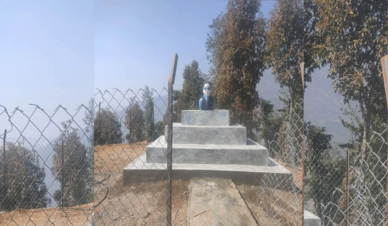 Statue of Bangdel placed in Khotang